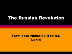 The Russian Revolution