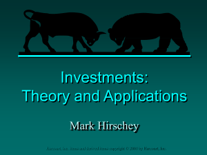 CHAPTER 3: OVERVIEW OF EQUITIES MARKETS