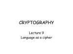 CRYPTOGRAPHY