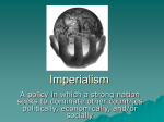 Imperialism - Northwest ISD Moodle