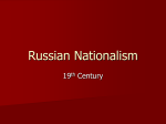 Russian Nationalism