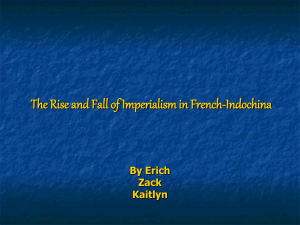 The Rise and Fall of Imperialism in French
