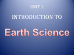 intro to earth science