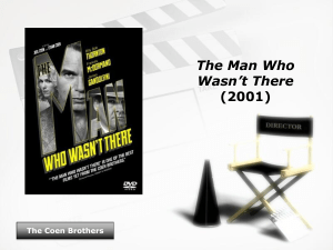 The Man Who Wasn`t There