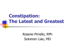 Constipation Management