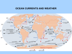 ocean currents and weather
