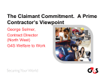 The Claimant Commitment. A Prime Contractor*s Viewpoint