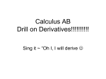 Calculus BC and BCD Drill on the BASICS!!!!!!!!!!