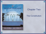 The Constitution - MalcolmAPGovernment