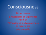 Consciousness - www3.telus.net