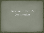 Timeline to the U.S. Constitution