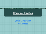 Chemical Kinetics