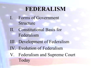 federalism - TeacherWeb