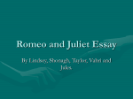 Romeo and Juliet Essay - MrsMcDonaldHigherEnglish
