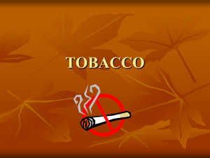 tobacco - OnCourse