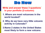 (2-column): Where are most volcanoes in the world