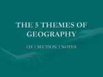 5 Themes of Geography - Rochester Community Schools