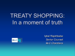 “treaty shopping”.
