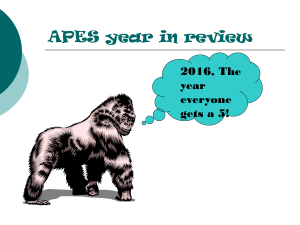 APES Review 2016
