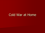 Cold War at Home