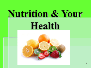 Nutrition Power Point