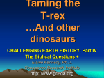 The Biblical Questions - Earth History Research Center
