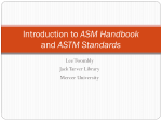 Introduction to ASM Handbook