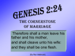 the cornerstone of marriage - Hebron Lane Church of Christ