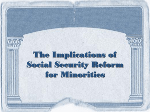 Social Security Reform and Racial Inequality
