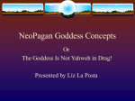 NeoPagan Goddess Concepts