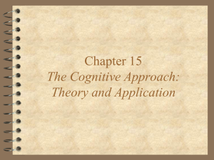 The Cognitive Approach