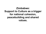 Zimbabwe: Support to Culture as a trigger for national