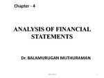 analysis of financial statements