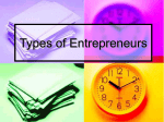 Types of Entrepreneurs - Finance in the Classroom