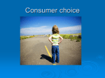 1. Consumer choice notes