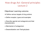 Pharmaco lecture 2 - pharmacology1lecnotes