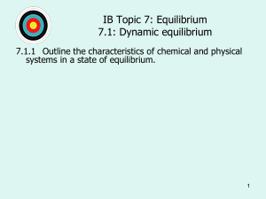 7.1 Equilibrium PPT equilibrium1