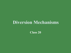 Class_20_Diversion_Mechanisms