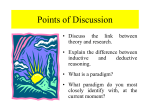 Points of Discussion