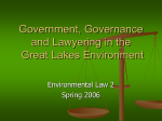 Government and Governance in the Great Lakes Environment