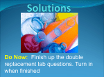 Solutions