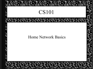Home Network Basics