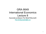 GRA 6627 Economics of Innovation Associate professor Per