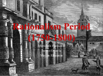 Rationalism Period (1750-1800)