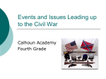Events and Issues Leading up to the Civil War