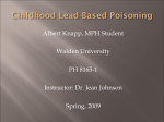 Childhood Lead Poisoning