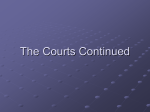 Day 11 The Courts