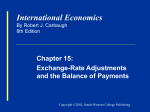 Carbaugh Intl Econ 8e Chapter 15