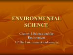 ENVIRONMENTAL SCIENCE