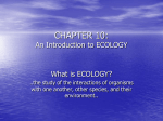 MarBio ECOLOGY